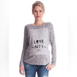 SERAPHINE LOVE NO. 1 MATERNITY KNITTED TOP Size L